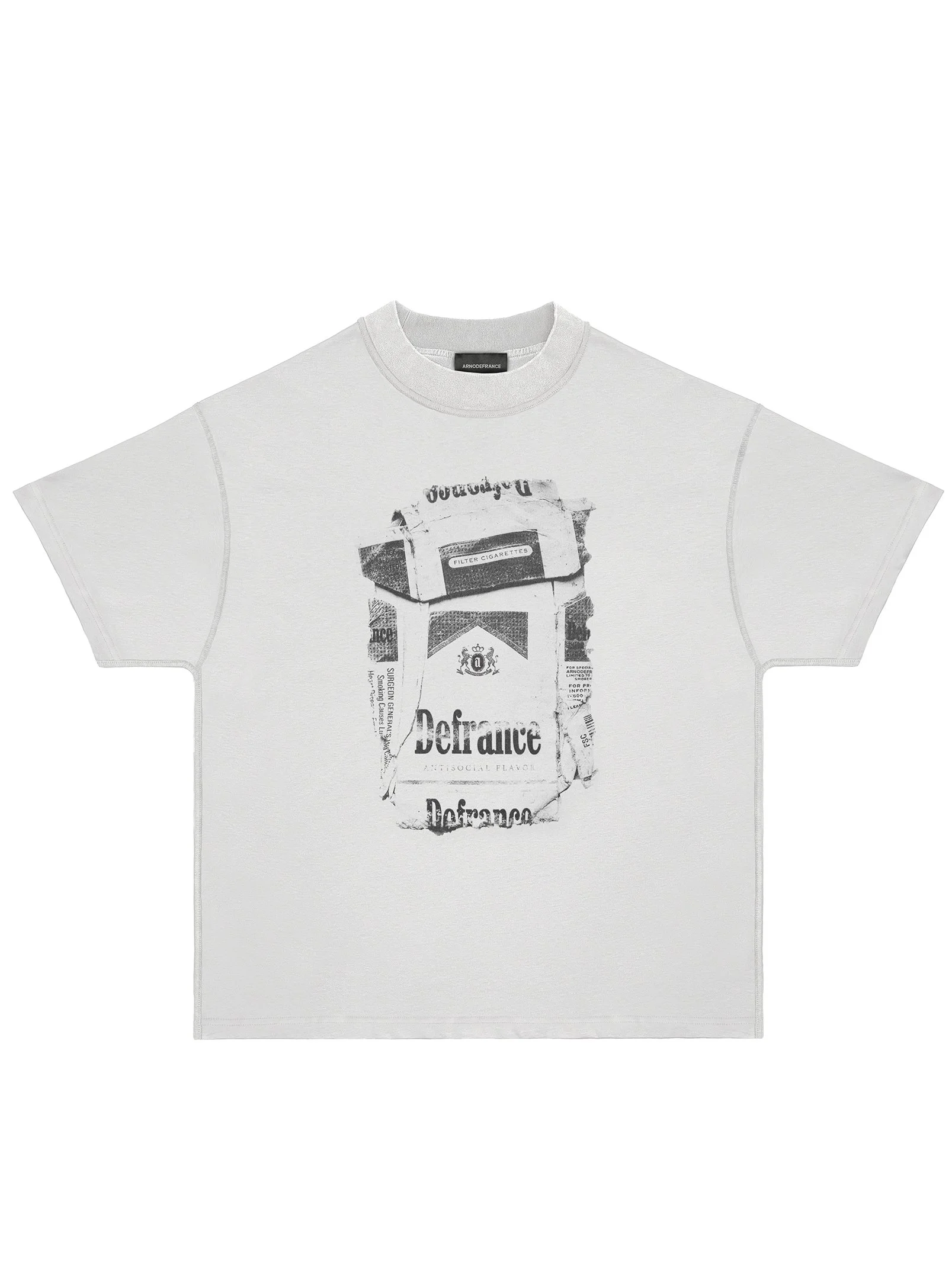 ARNODEFRANCE - T-SHIRT 'ANTISOCIAL FLAVOR WHITE' | ARNODEFRANCE